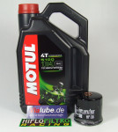 Wartungspaket mit Motul 5100 10W-40 MA2 passend für Suzuki GSX 600/650/750/1000