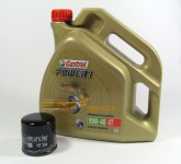 Service Kit Wartung Ölwechsel Castrol Power1 4T 10W-40 HF204 passend für Kawasaki